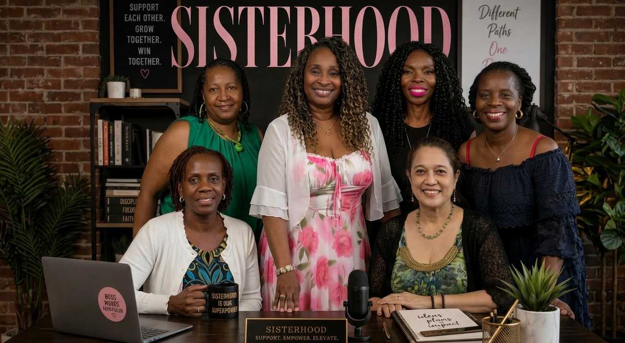 Sisterhood conversation visual